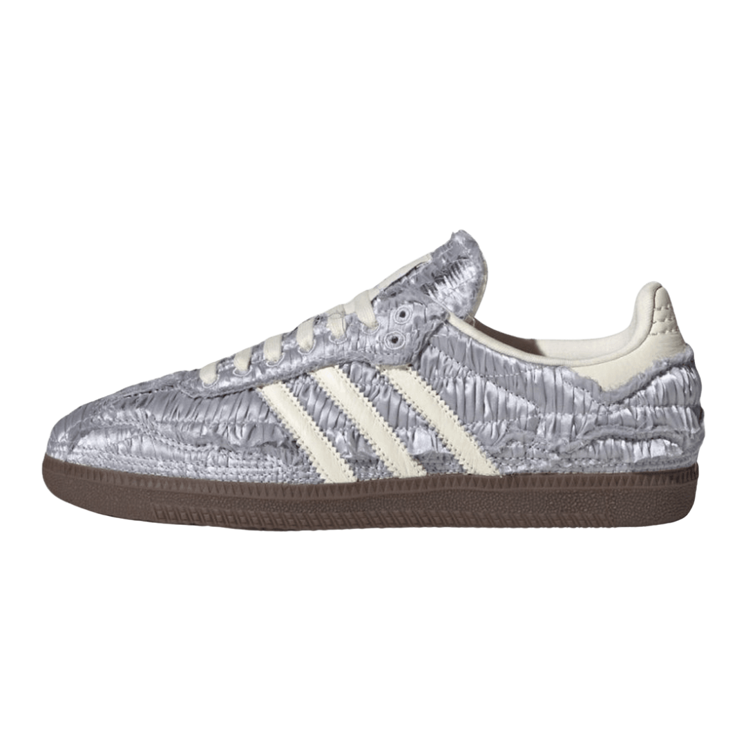 Adidas Samba OG Caroline Hu Satin Silver Metallic