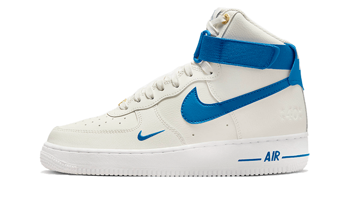 Air Force 1 High 40th Anniversary White Blue - DQ7584-100