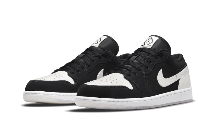 Air Jordan 1 Low Black White Diamond - DH6931-001