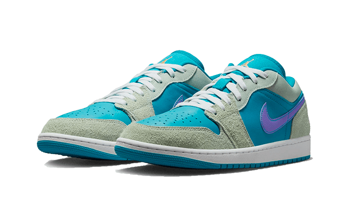 Air Jordan 1 Low SE Light Bone Aquatone - DX4374-300 / DX4334-300