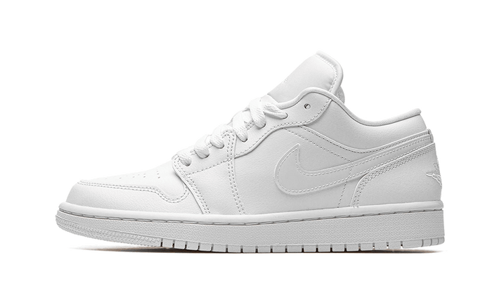 Air Jordan 1 Low Triple White Patent Swoosh (2022) - DV0990-111