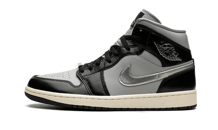 Air Jordan 1 Mid Black Chrome - FB9892-002