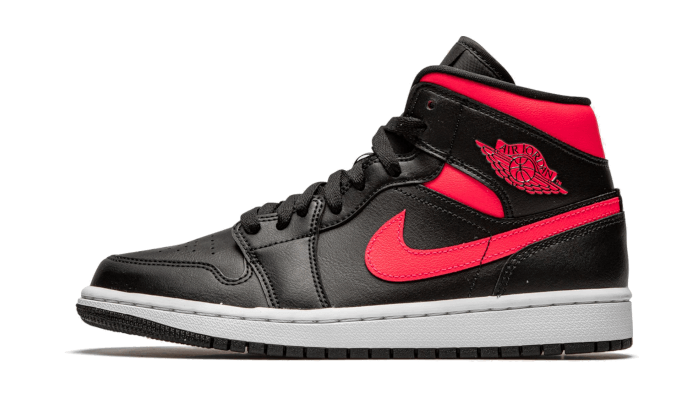 Air Jordan 1 Mid Black Siren Red