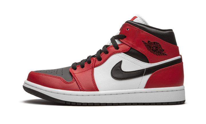 Air Jordan 1 Mid Chicago Black Toe