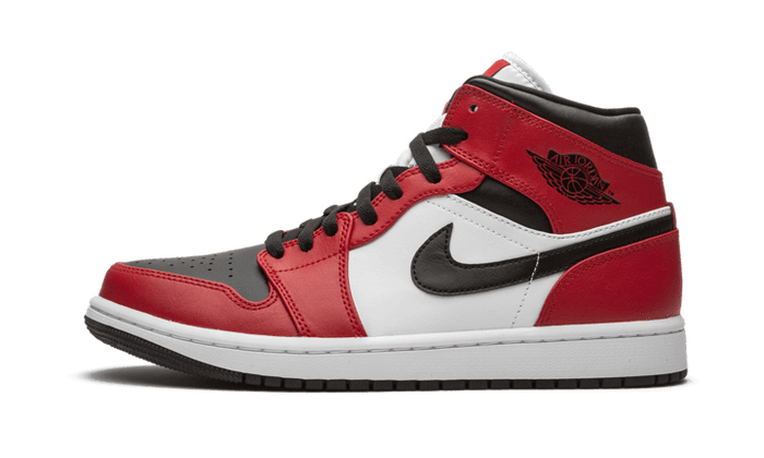 Air Jordan 1 Mid Chicago Black Toe - 554724-069