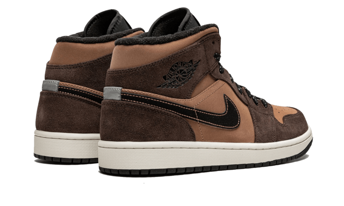 Air Jordan 1 Mid Earthy Brown - DC7294-200 / DC7248-200