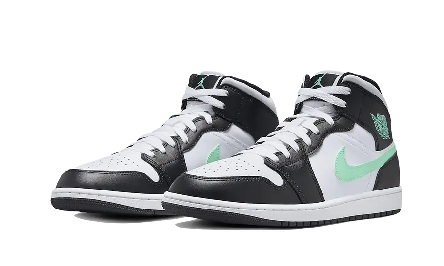 Air Jordan 1 Mid Green Glow  - DQ8426-103 / DQ8423-103