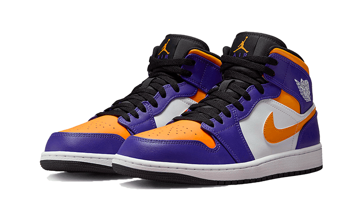 Air Jordan 1 Mid Lakers (2022) - DQ8426-517 / DQ8423-517