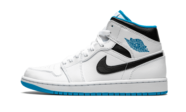 Air Jordan 1 Mid Laser Blue - 554724-141