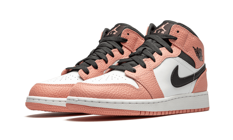 Air Jordan 1 Mid Pink Quartz - 555112-603