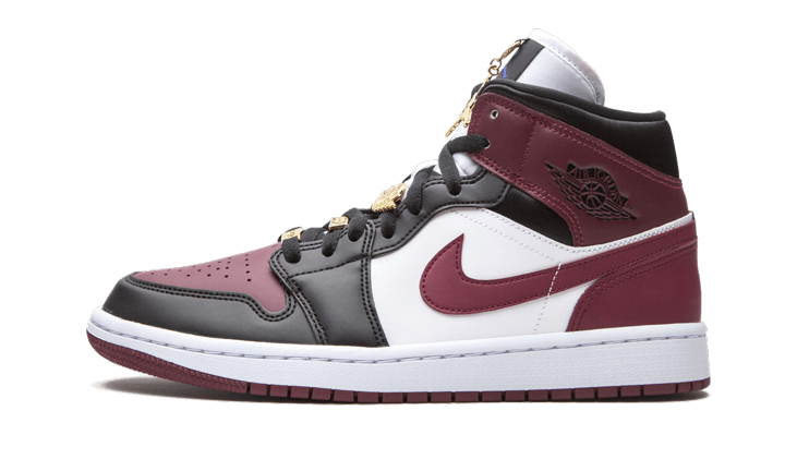 Air Jordan 1 Mid SE Black Dark Beetroot