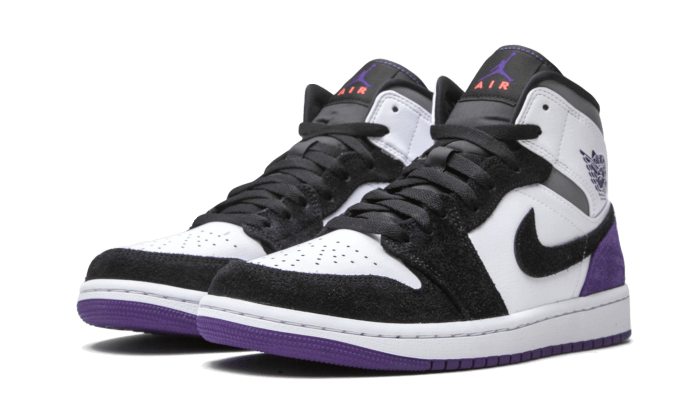 Air Jordan 1 Mid SE Varsity Purple - 852542-105 / BQ6931-105