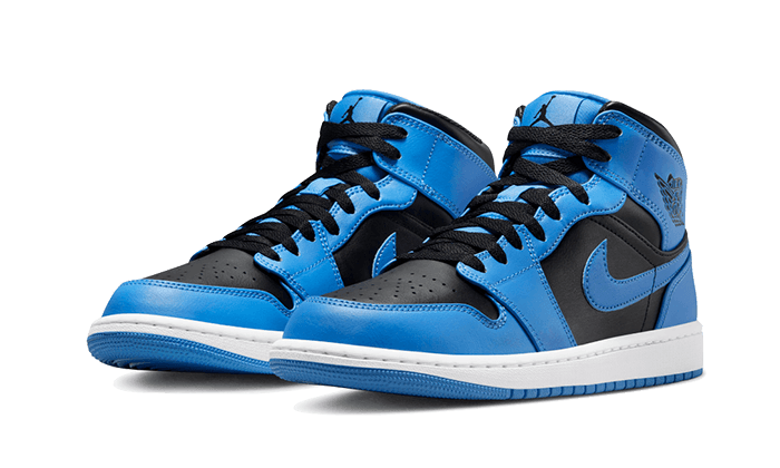 Air Jordan 1 Mid University Blue Black - DQ8426-401 / BQ6472-102 / DQ8423-401