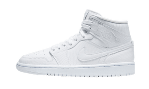 Air Jordan 1 Mid Weißes Schlangenleder
