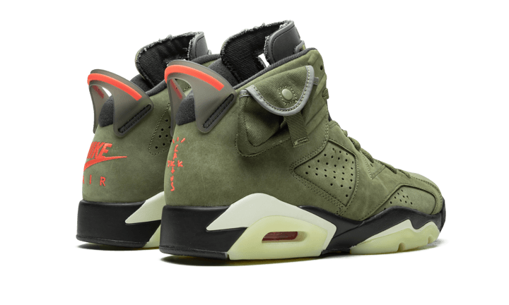 Air Jordan 6 Travis Scott Medium Olive - CN1084-200 / CN1085-200