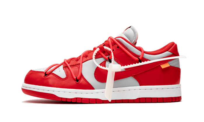 Dunk Low Off-White University Red - CT0856-600