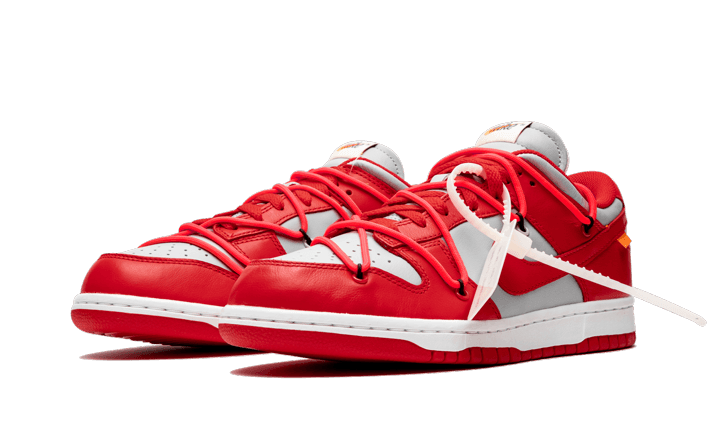 Dunk Low Off-White University Red - CT0856-600