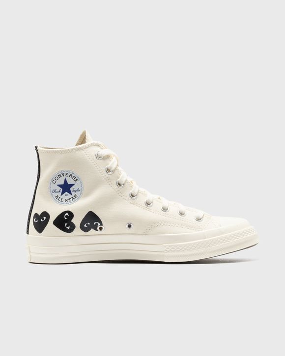 Converse Chuck Taylor All Star 70 Hi Comme des Garcons PLAY Multi-Heart Milk