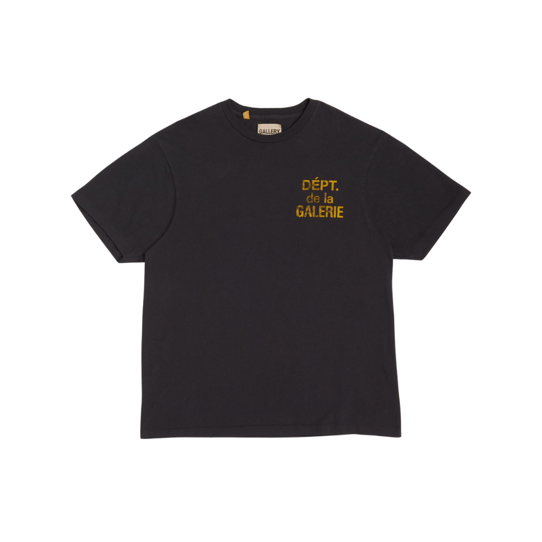 Gallery Dept. French T-shirt Black/Yellow