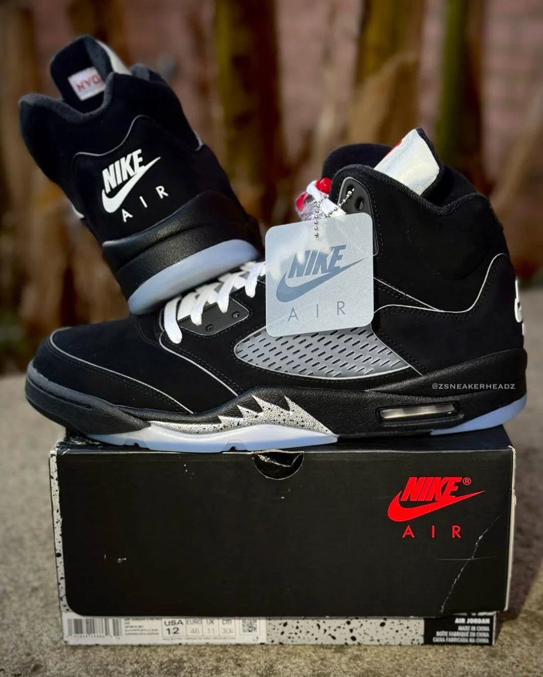 Air Jordan 5 Black Metallic Reimagined