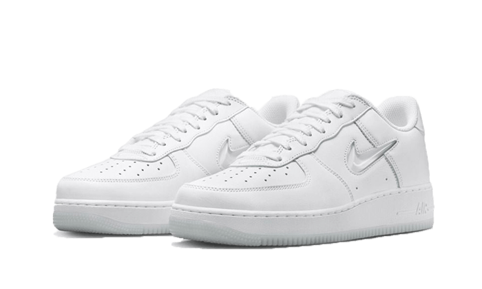 Air Force 1 Low '07 Retro Color of the Month Jewel Swoosh Triple White - FN5924-100