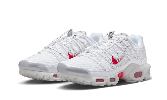 Air Max Plus Utility White Silver Red - FN3488-100