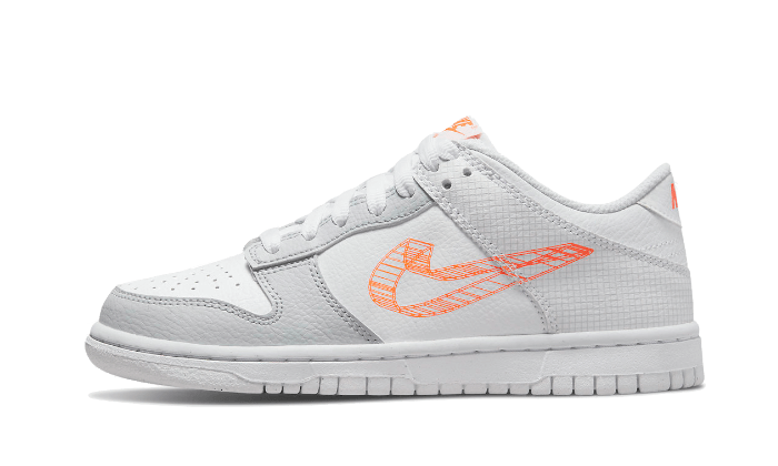 Nike Dunk Low 3D Swoosh White Grey