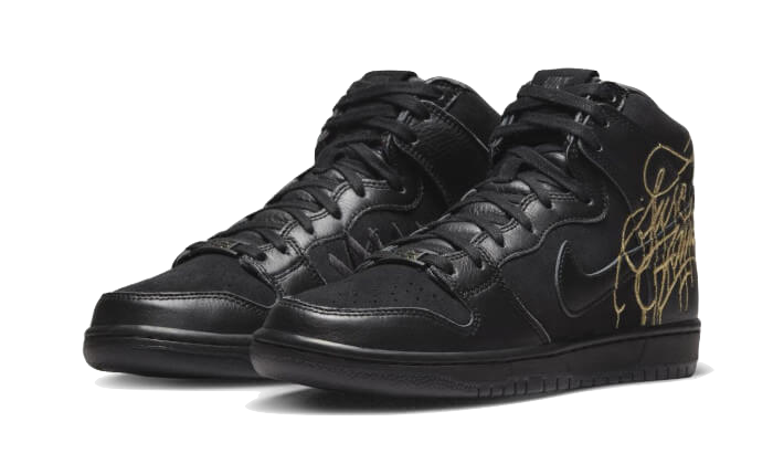 SB Dunk High FAUST Black Gold - DH7755-001