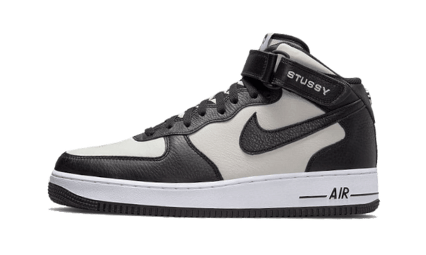 Air Force 1 Mid Stussy Grey Black - DJ7840-002