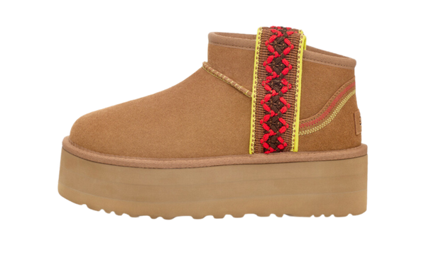 Uggs Classic Ultra Mini Braided Boots Chestnut