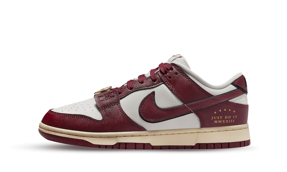 Nike Dunk Low Just Do It Sail Team Red