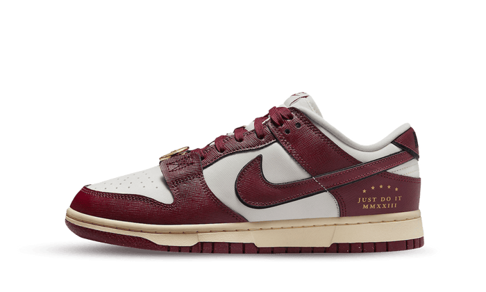 Nike Dunk Low Just Do It Sail Team Red