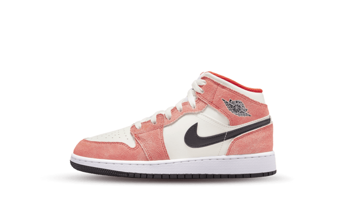 Nike Air Jordan 1 Mid SE Orange Suede