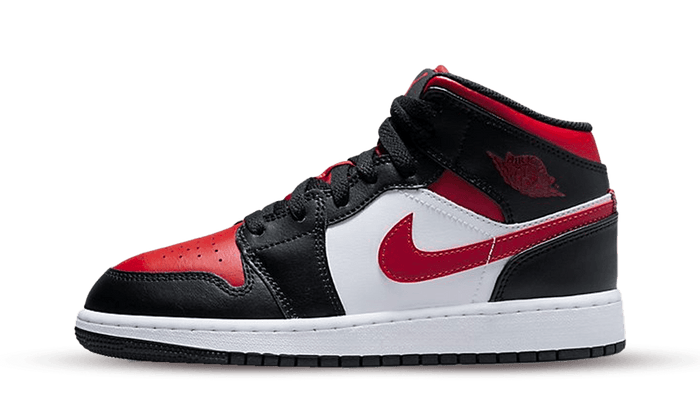 Nike Air Jordan 1 Mid Alternate Bred Toe