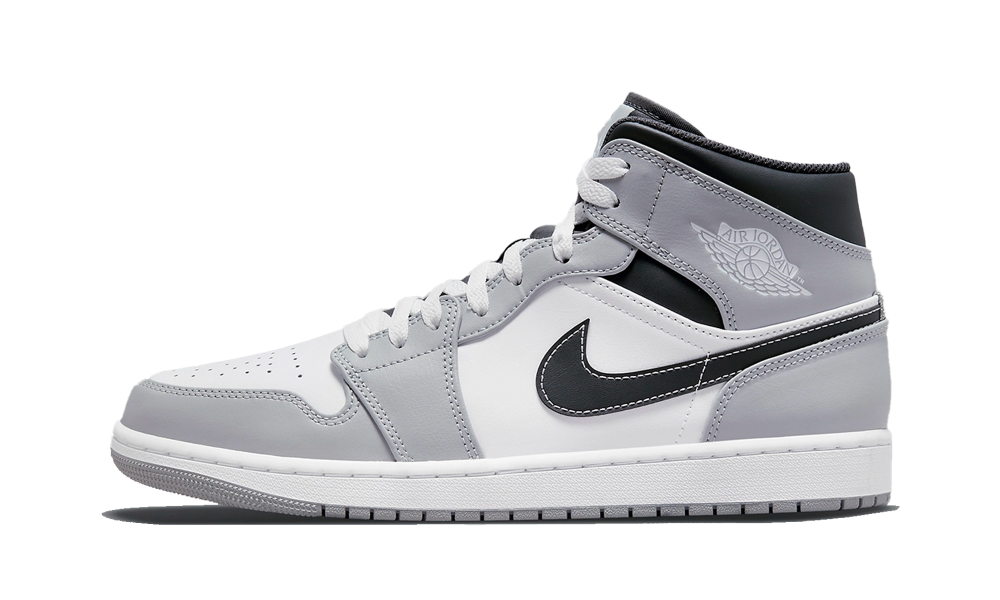 Nike Air Jordan 1 Mid Light Smoke Grey Anthracite