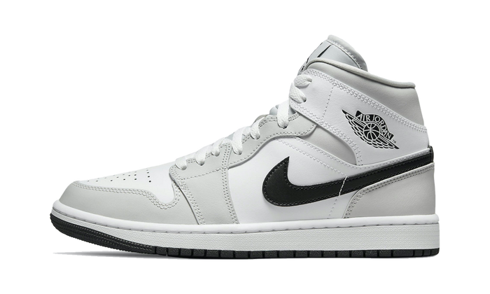 Nike Air Jordan 1 Mid Light Smoke Grey Black