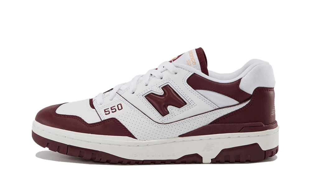 New Balance 550 White Burgundy